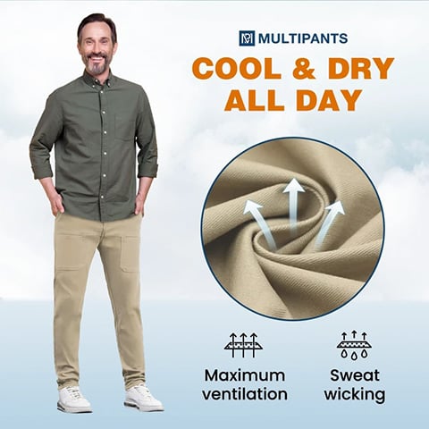 🔥Last Day Sale 70% OFF🏆MultiPants – High Stretch Multi-pocket Durable Cargo Pants