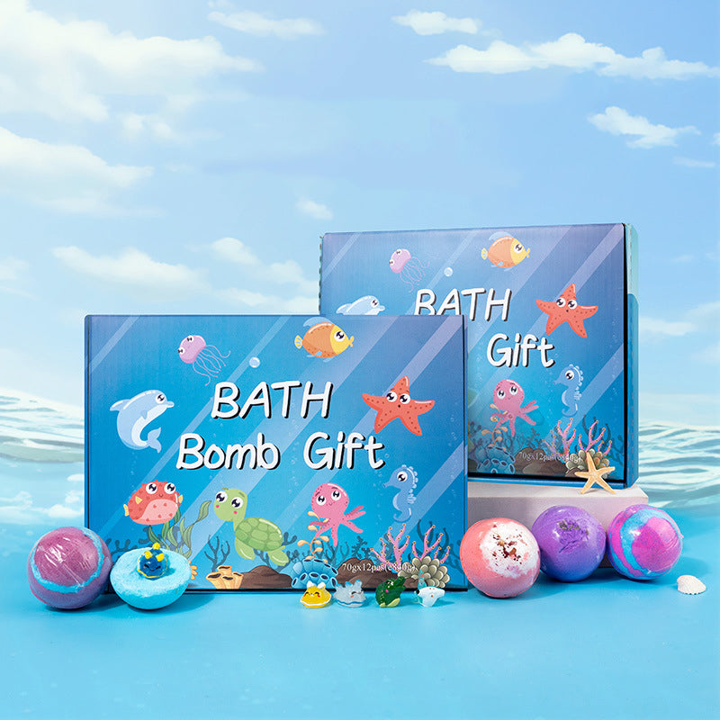 💐50% OFF ! Gift Set for Kids – 12 Colorful Bath Bombs 🎁🎈【Special Offer】