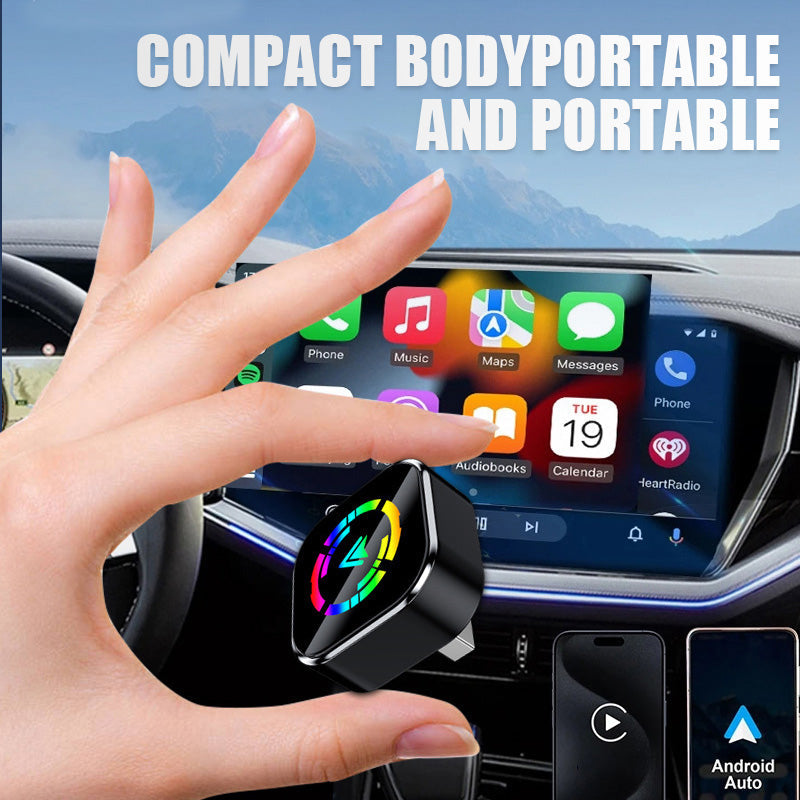 📢📢LAST DAY SALE 50% OFF!🔥2-in-1 Wireless Adapter for iPhone & Android Auto