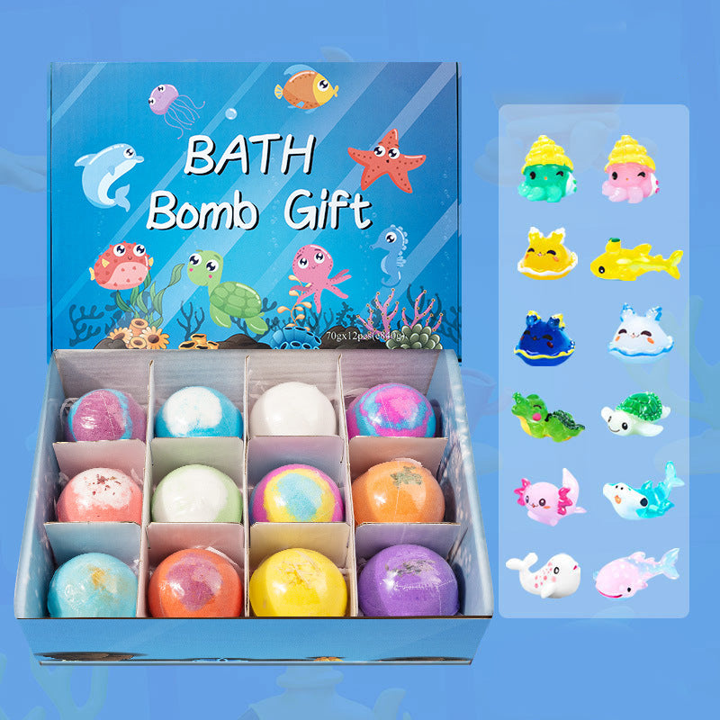 💐50% OFF ! Gift Set for Kids – 12 Colorful Bath Bombs 🎁🎈【Special Offer】