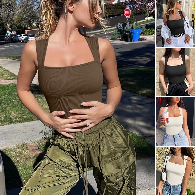 ✨Sleeveless Tummy Control Tank Tops Bodysuits