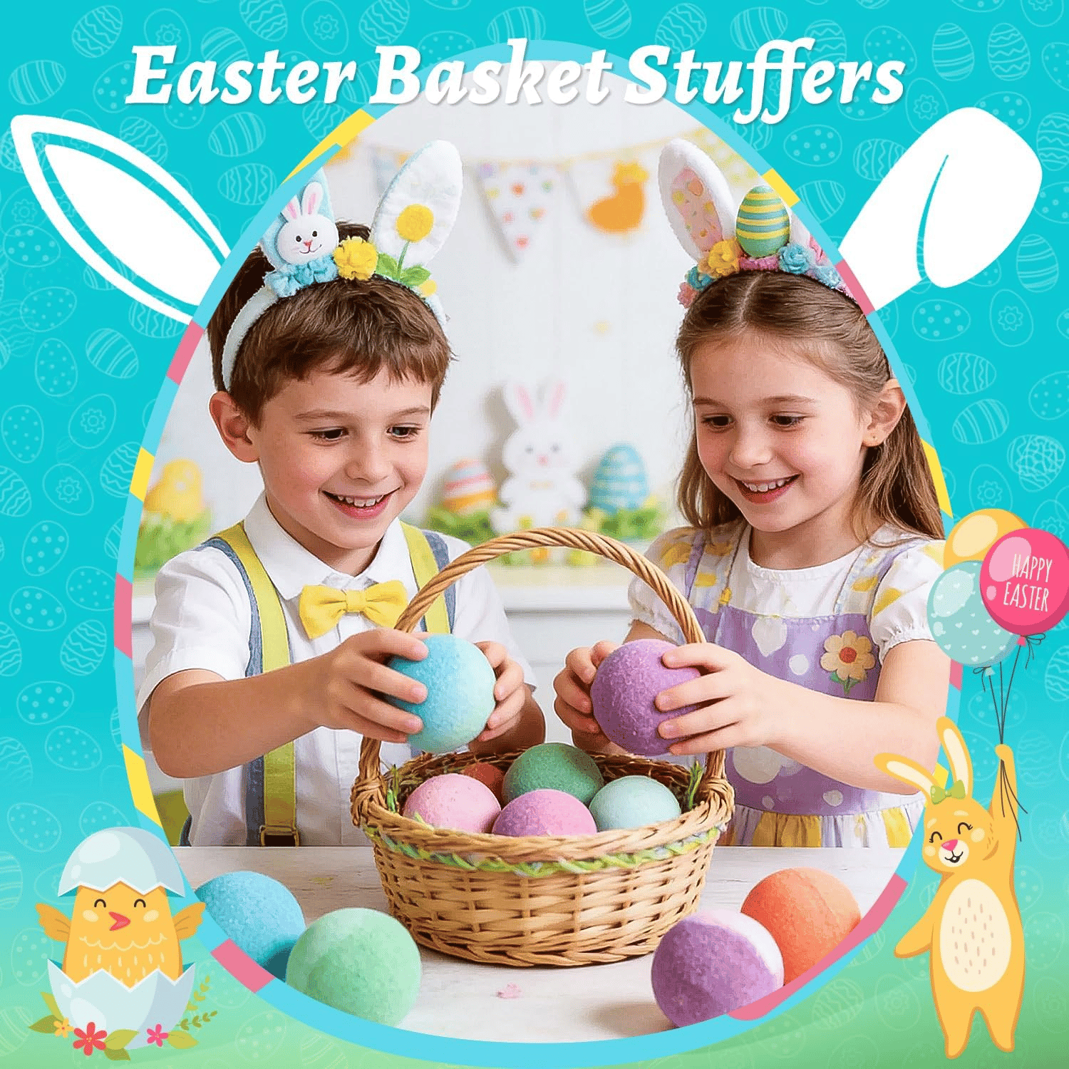 ⏰LAST DAY 50% OFF ✨ Natural Bath Bombs for Kids with Mega Bubbles & Surprise Inside 🥚🛁 One Bomb Fills the Whole Tub 🎁