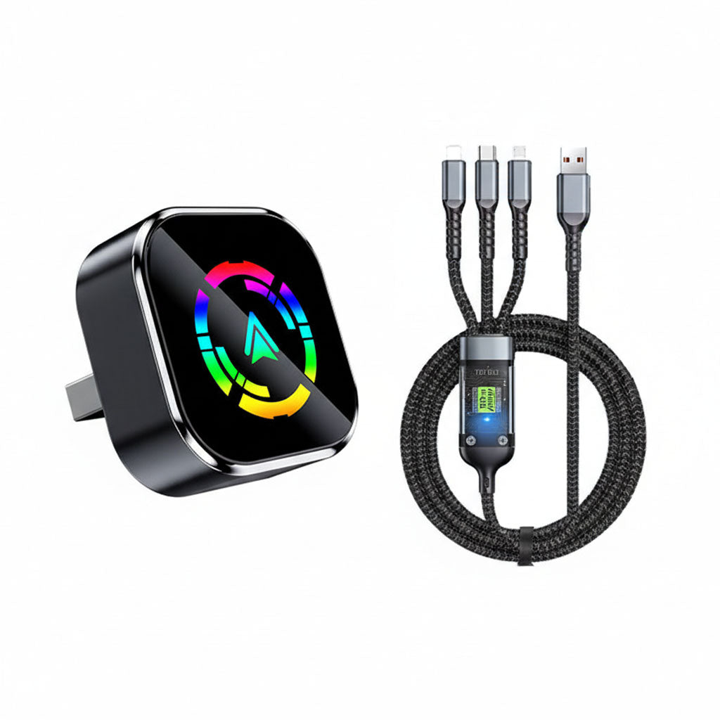 📢📢LAST DAY SALE 50% OFF!🔥2-in-1 Wireless Adapter for iPhone & Android Auto