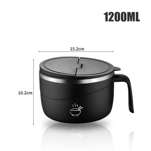⏳LAST DAY SALE 50% OFF💕304 Stainless Steel Multi-Purpose Anti-Scald Large-Capacity Instant Noodle Bowl