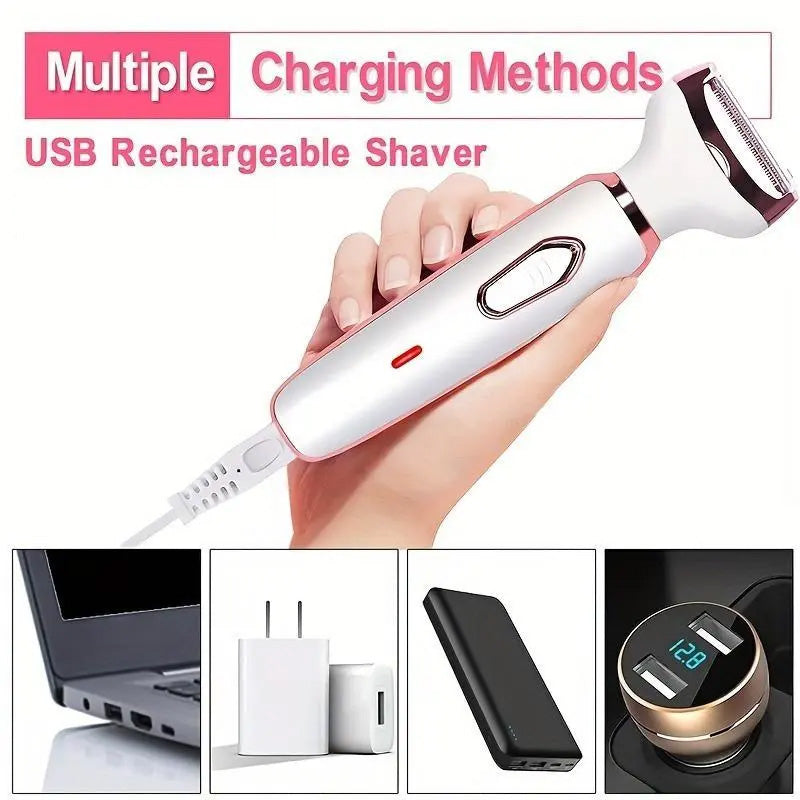 4-In-1 Electric Cordless Lady Body Hair Shaver