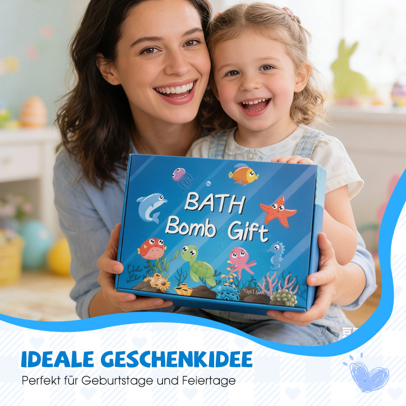 💐50% OFF ! Gift Set for Kids – 12 Colorful Bath Bombs 🎁🎈【Special Offer】