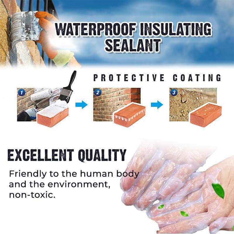 🔥Waterproof Insulating Sealant（Gift Free Brushes）