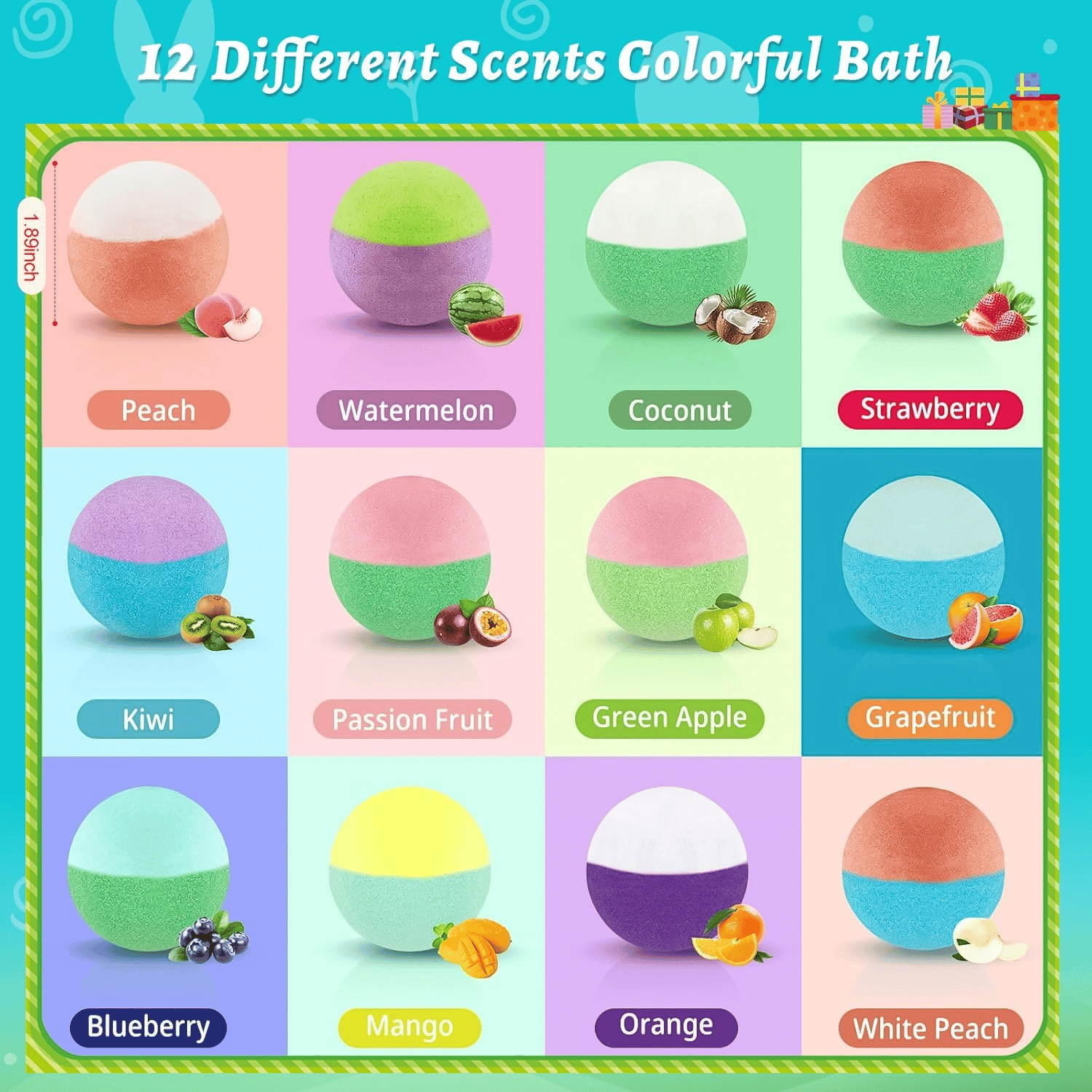 ⏰LAST DAY 50% OFF ✨ Natural Bath Bombs for Kids with Mega Bubbles & Surprise Inside 🥚🛁 One Bomb Fills the Whole Tub 🎁