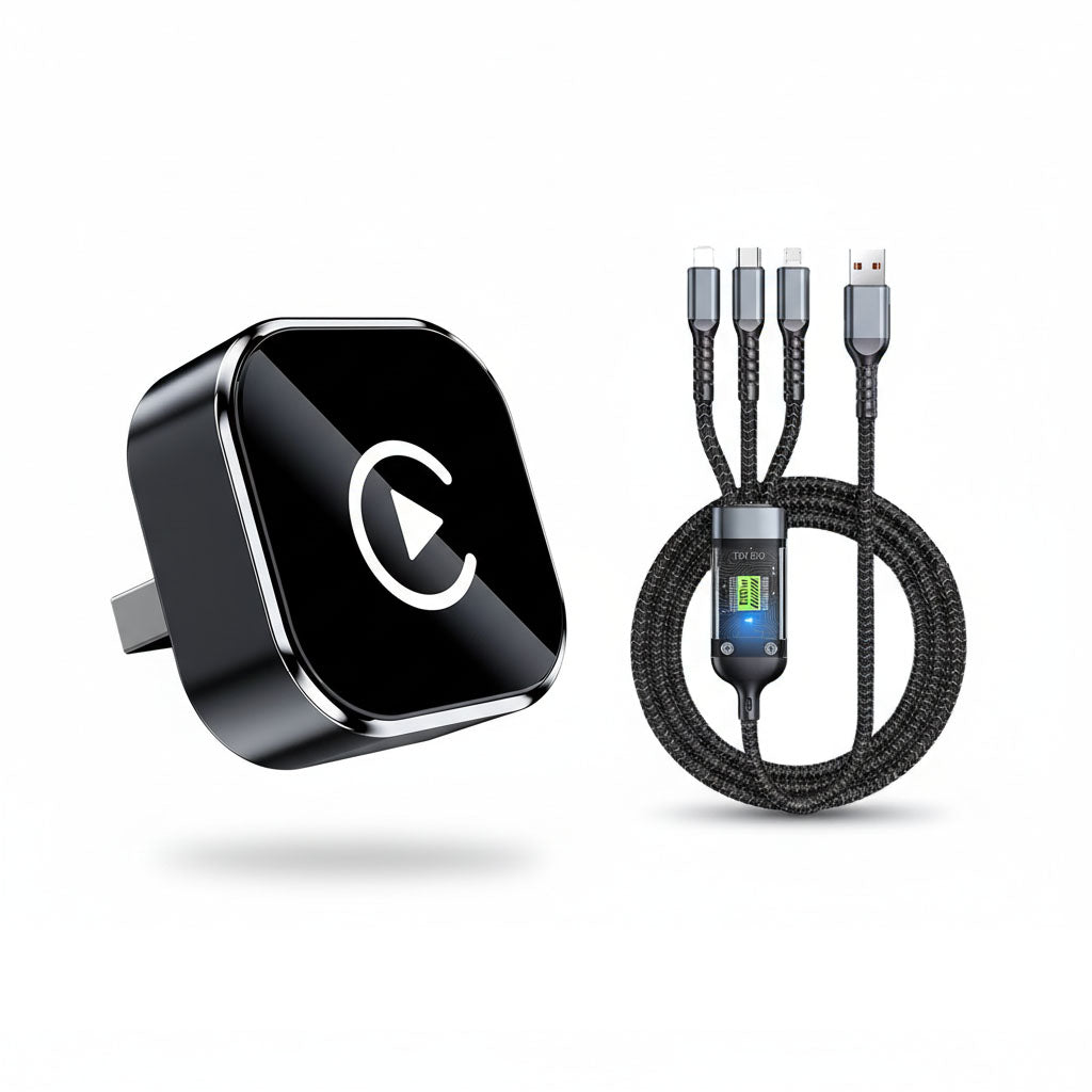 📢📢LAST DAY SALE 50% OFF!🔥2-in-1 Wireless Adapter for iPhone & Android Auto